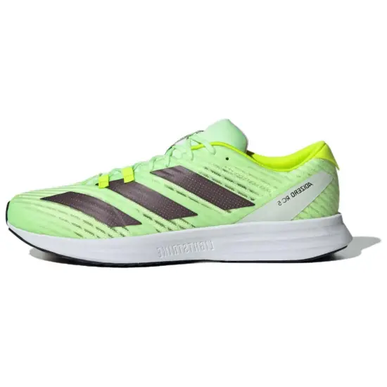 Adidas Adizero RC 5 Abrasion Resistant Low Top Running Shoes Unisex Green Yellow