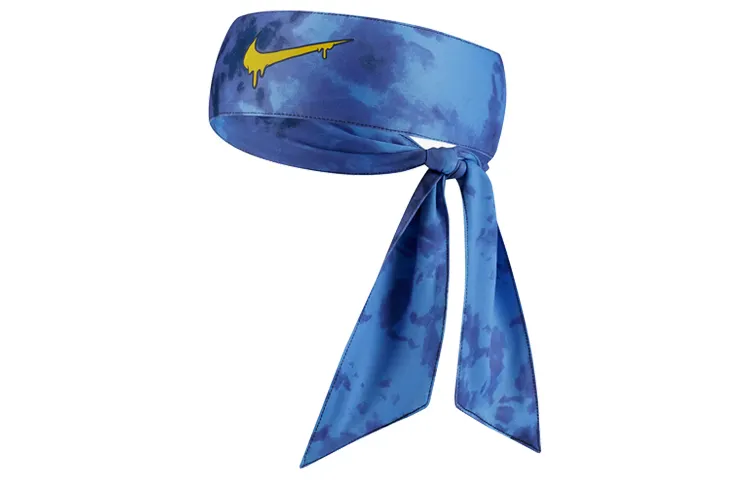 Nike Polyester Hair Bands Unisex Blue