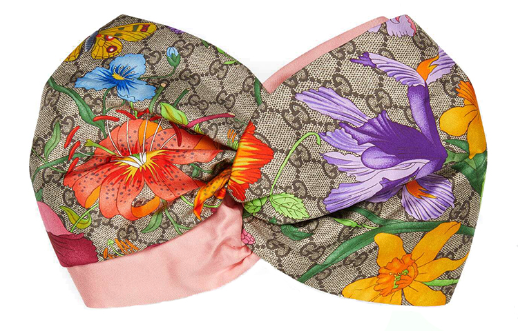 Женская повязка для волос Gucci (розовая)