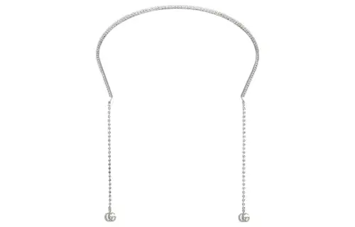 GUCCI Headbands Women's Silver