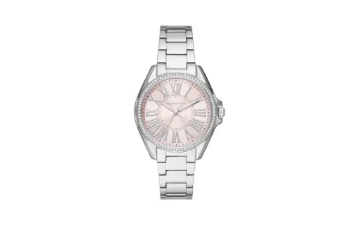 MICHAEL KORS Wrist Watches Quartz Movement Stainless Steel Strap 39mm Pink Watch Dial Women's Watch