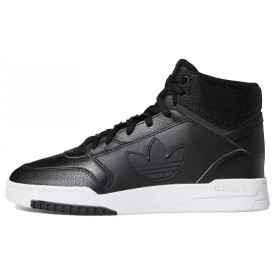 Adidas Originals Drop Step Skateboard Shoes Men High-top Black/white