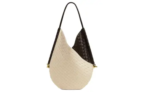 Bottega Veneta Solstice Polyester With Cotton And Linen With Polyurethane Handbag, Shoulder Bag Medium Women's