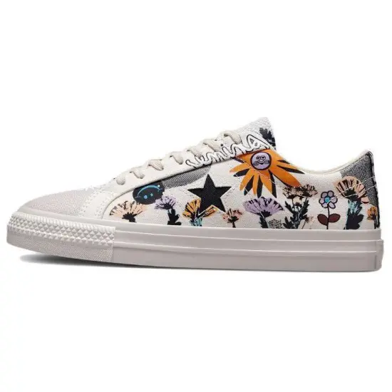Converse One Star Floral Much Love Egret