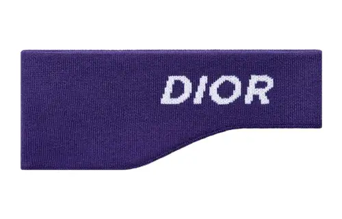 DIOR Wool Hair Band Men's Purple
