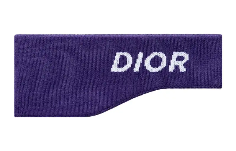 DIOR Wool Hair Band Men's Purple