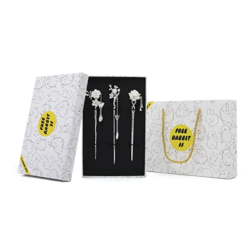 FREE RABBITⅡ Silver Plated Copper Hair Accessories Women's Silver