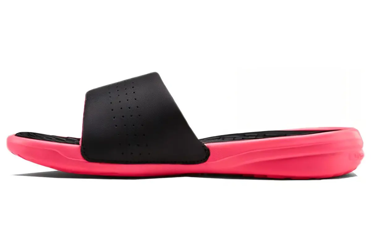 Under Armour Playmaker Fixed Strap Slide 'Black Pink' Women's