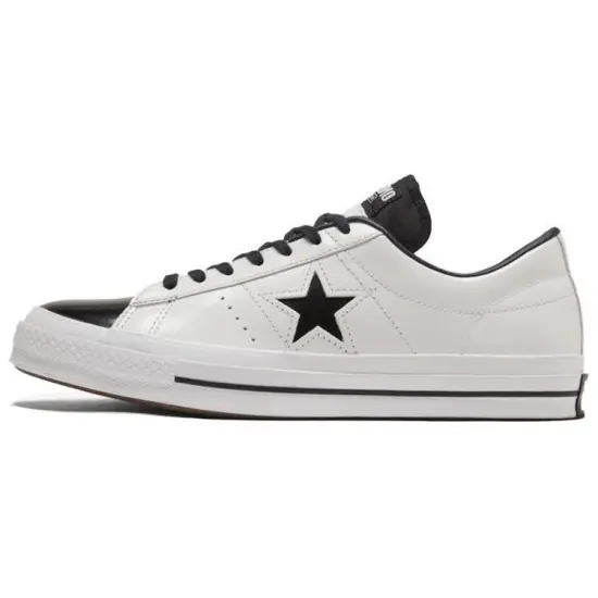 Converse One Star Skateboarding Shoes Unisex Low-top White/Black
