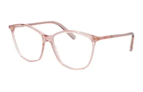 DIOR Acetate Square Eyeglass Frames Unisex Pink