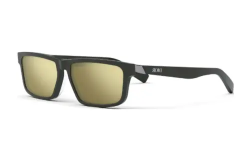 DIOR Irregular Shape Sunglasses Women's Black