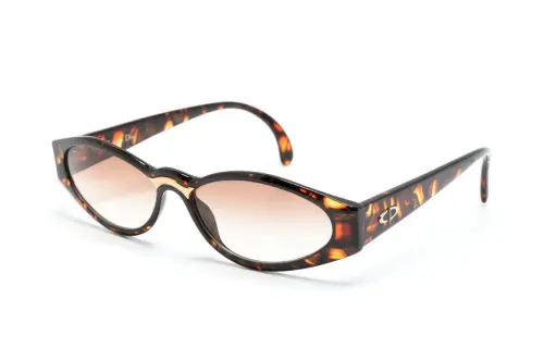 DIOR Acetate Irregular Shape Sunglasses Women's Tortoiseshell