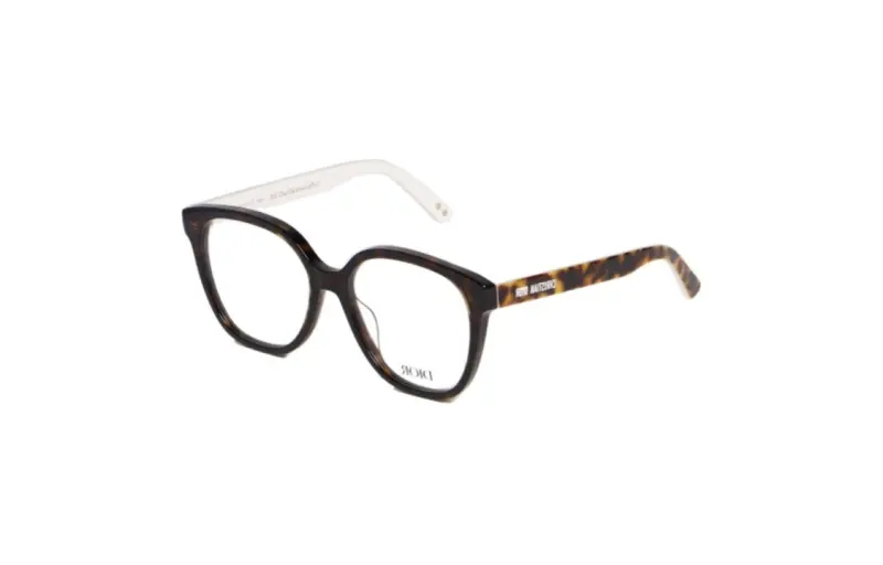 DIOR Oval Eyeglass Frames Unisex Tortoiseshell