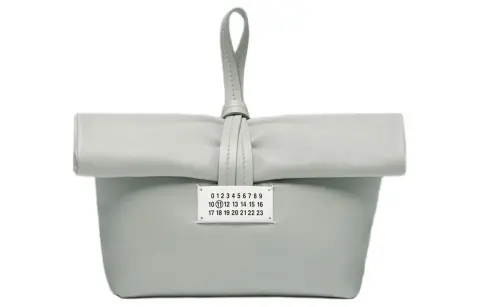 Maison Margiela Paper leather clutch bag