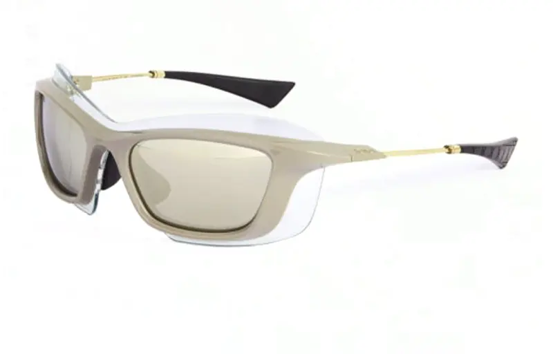 DIOR Metal Acetate Irregular Shape Sunglasses Unisex Gray