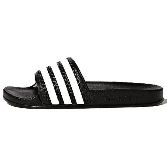 adidas originals ADILETTE Series Kids Slippers GS Black/white