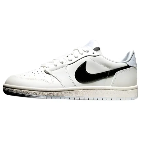 Air JORDAN 1 Vintage Basketball Shoes Men Low-Top White Black