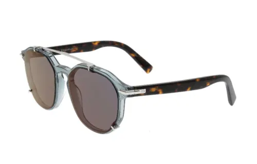 DIOR Irregular Shape Sunglasses Men's Tortoiseshell