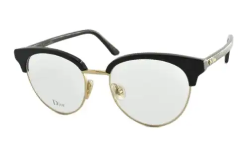 DIOR Browline Sunglasses Women's Black