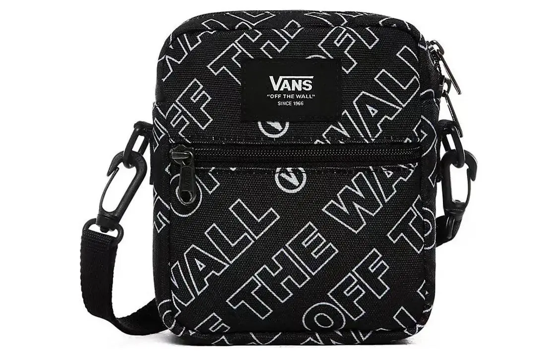 Vans Polyamide Shoulder Bag, Crossbody Bag Regular Unisex Black