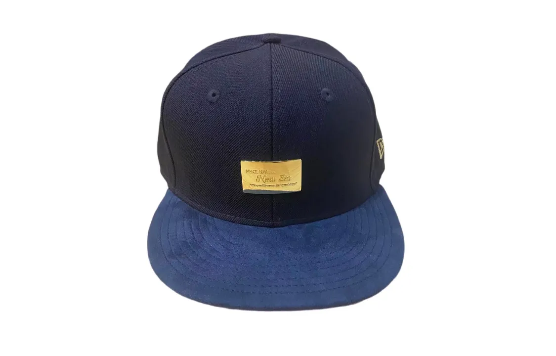New Era Wool Polyester Elastane Baseball Caps Unisex Blue
