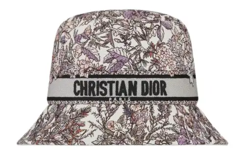 DIOR Cotton Bucket Hats Women's Multicolor