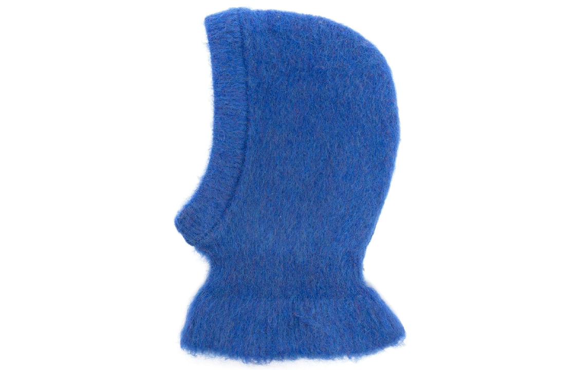 DIOR Polyamide, Viscose, Mohair, Acrylic, Elastane, Wool Beanies Women's Blue
