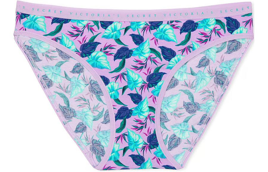 Женская футболка Victoria's Secret (фиолетовая с принтом)