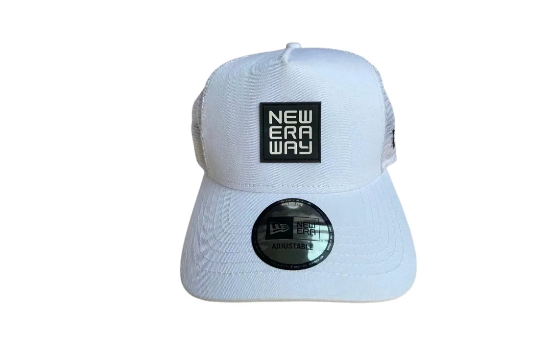 New Era Breathable Mesh Cotton, Polyester Baseball Caps Unisex White