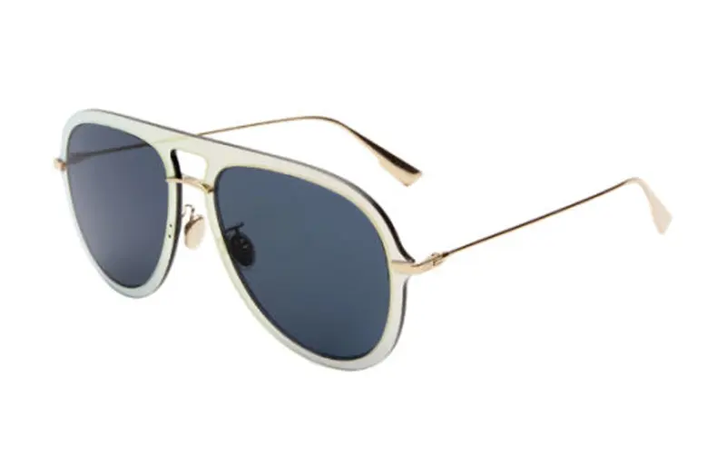 DIOR Aviator Sunglasses Women's Gold
