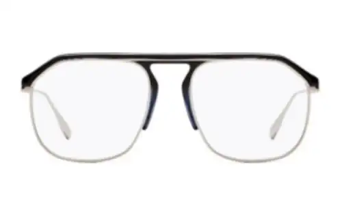 DIOR Irregular Shape Eyeglass Frames Unisex Black