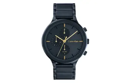 CALVIN KLEIN Wrist Watches Quartz Movement Steel Strap 40mm Blue Dial Women's Watch