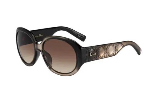 DIOR Acetate Oval Eyeglass Frames Women's Brown