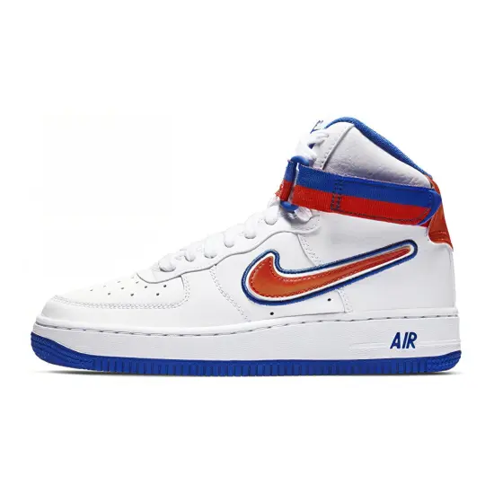 Nike Air Force 1 Skateboarding Shoes Unisex High-top White/Blue/Red