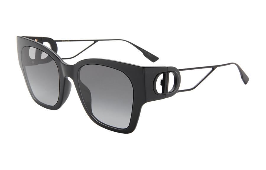 DIOR Metal Square Sunglasses Women's Black