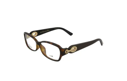 DIOR Acetate Irregular Shape Eyeglass Frames Men's Tortoiseshell