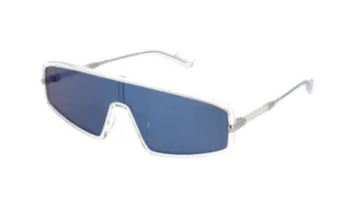 DIOR Irregular Shape Sunglasses Men's Transparent