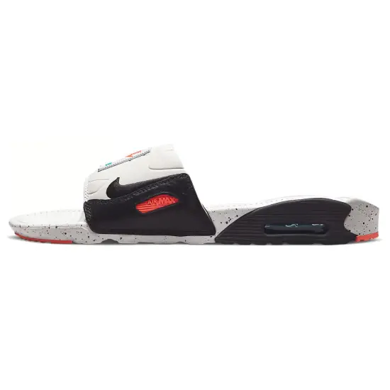 Nike Air Max 90 Slide White Turf Orange Speckled