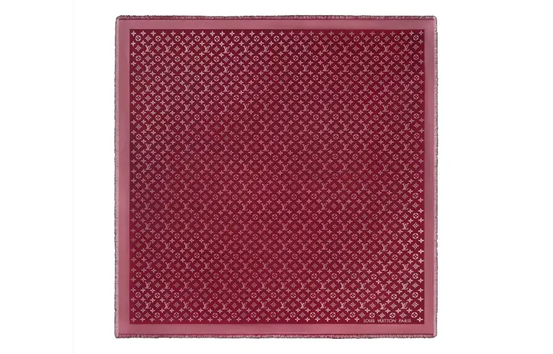 LOUIS VUITTON Shawls Women's Burgundy