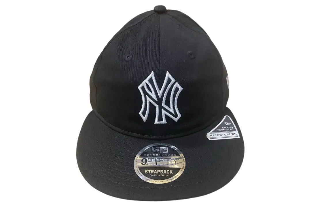 New Era Cotton Polyester Baseball Caps Unisex Black