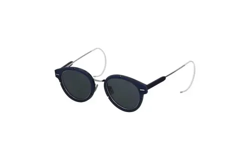 DIOR Acetate Round Sunglasses Men's Blue
