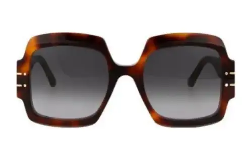 DIOR Square Sunglasses Women's Tortoiseshell