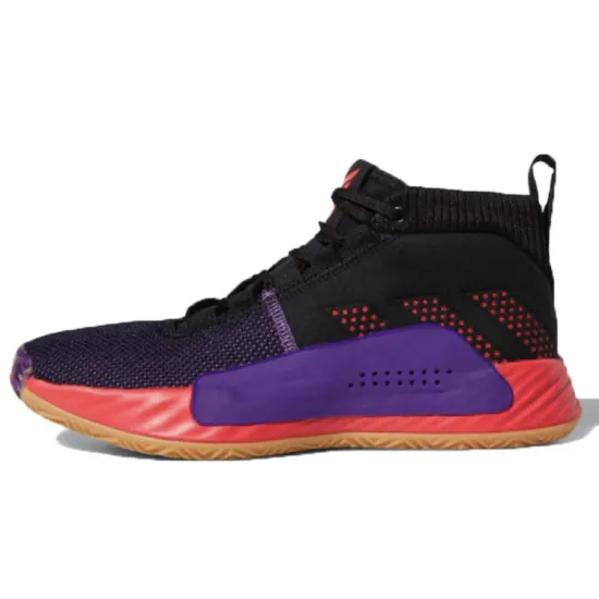 Adidas Dame 5 Black Red Purple