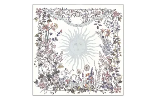 DIOR Silk Scarves Women's White