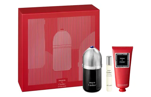 Cartier, black perfume, set, 100 ml, 10 ml, 100 ml