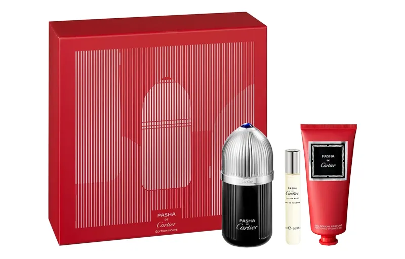 Cartier, black perfume, set, 100 ml, 10 ml, 100 ml