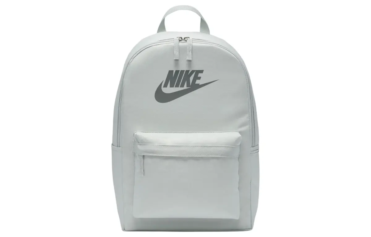 Nike Heritage Polyester Backpack Regular Unisex Light Silver & Smoke Gray