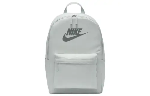 Nike Heritage Polyester Backpack Regular Unisex Light Silver & Smoke Gray
