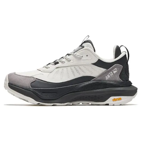 ANTA Life Collection Casual Shoes Men Low-Top Papyrus White/Castle Gray/Dove Gray