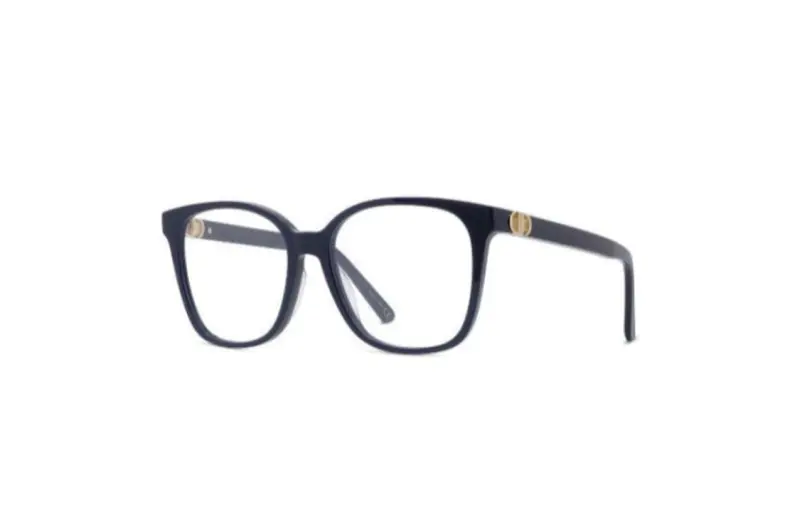 DIOR Irregular Shape Eyeglass Frames Women's Blue